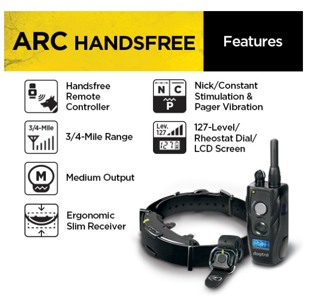 Dogtra ARC Handsfree Remote Collar – The Academy for Canine